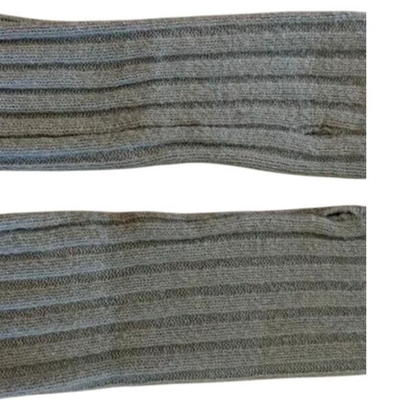 NEW PrettyLittleThing Soft Knit Cozy Ribbed Slouchy Stretchy Handwarmer OS Grey - Picture 6 of 16